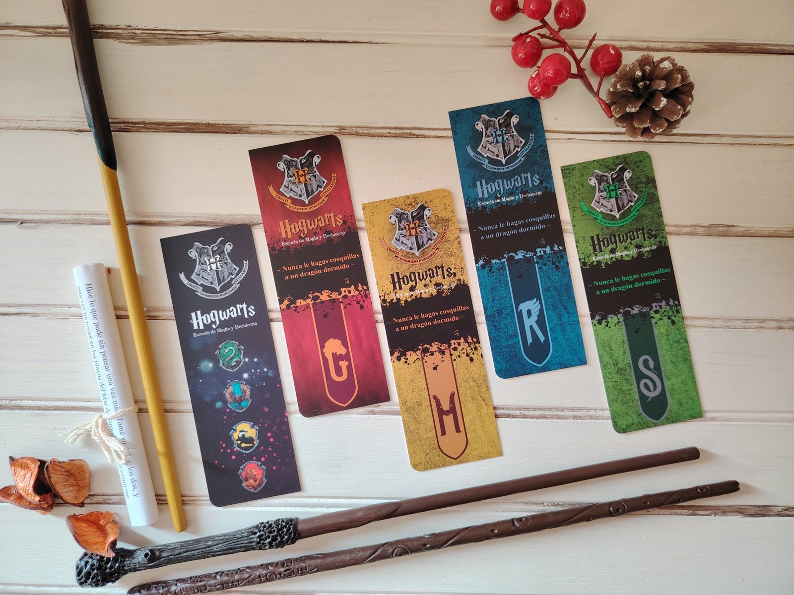 Marcadores tradicionales Inspirados en Harry Potter
