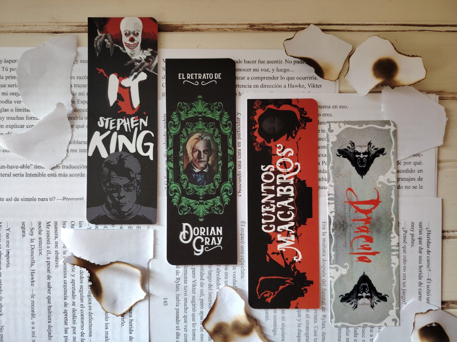 Marcadores tradicionales – Colección Oscura: Clásicos del Terror