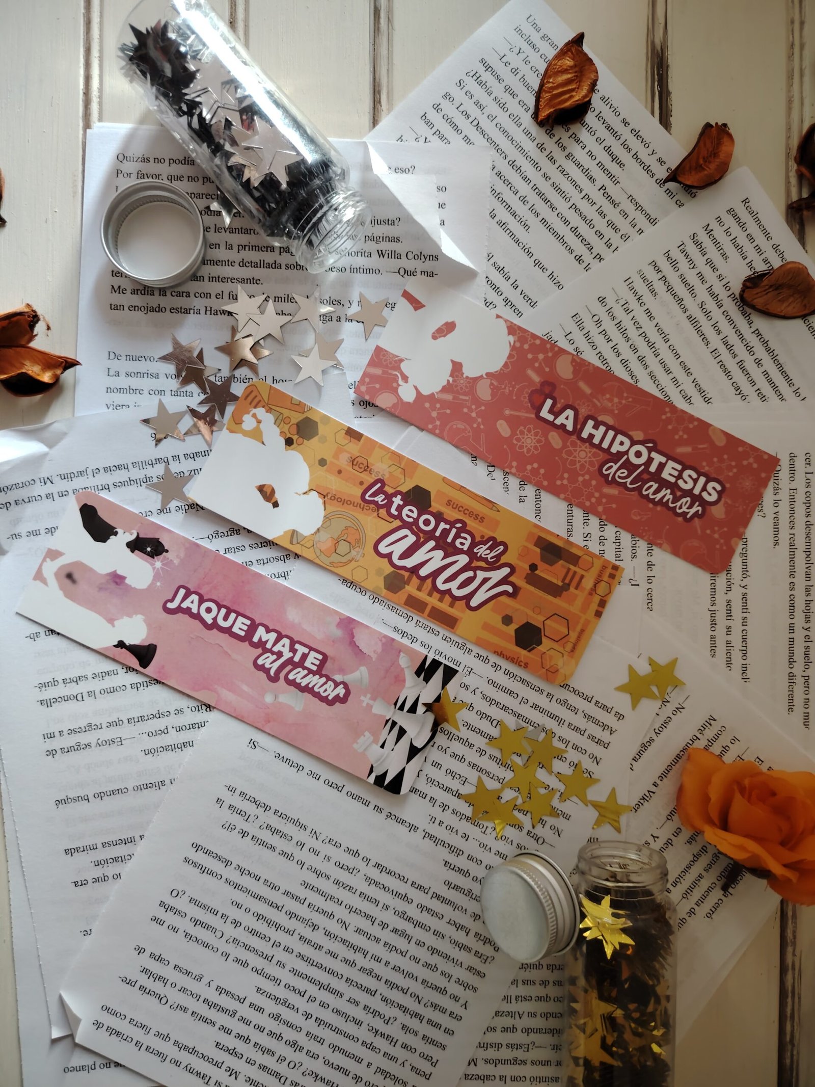 Marcadores tradicionales – Colección Científicamente Romántica