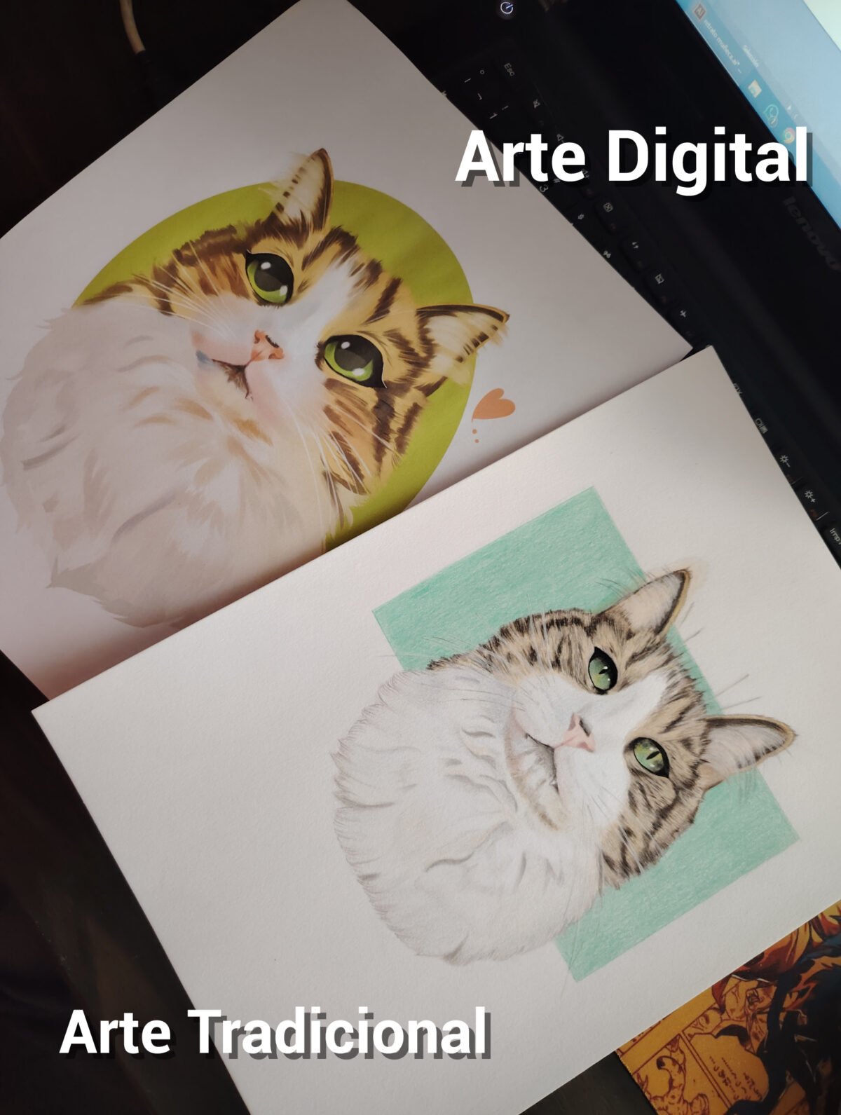 Retrato ilustrado de tu mascota – Digital o Tradicional