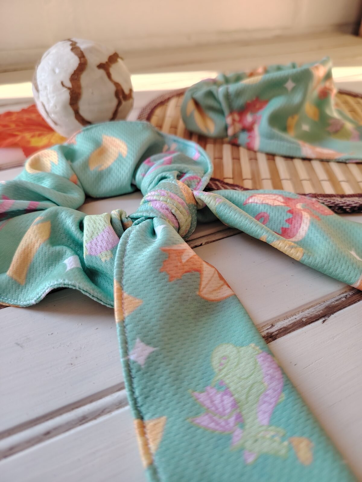 Dúo Pet-Bandana para tu mascota + scrunchie para ti