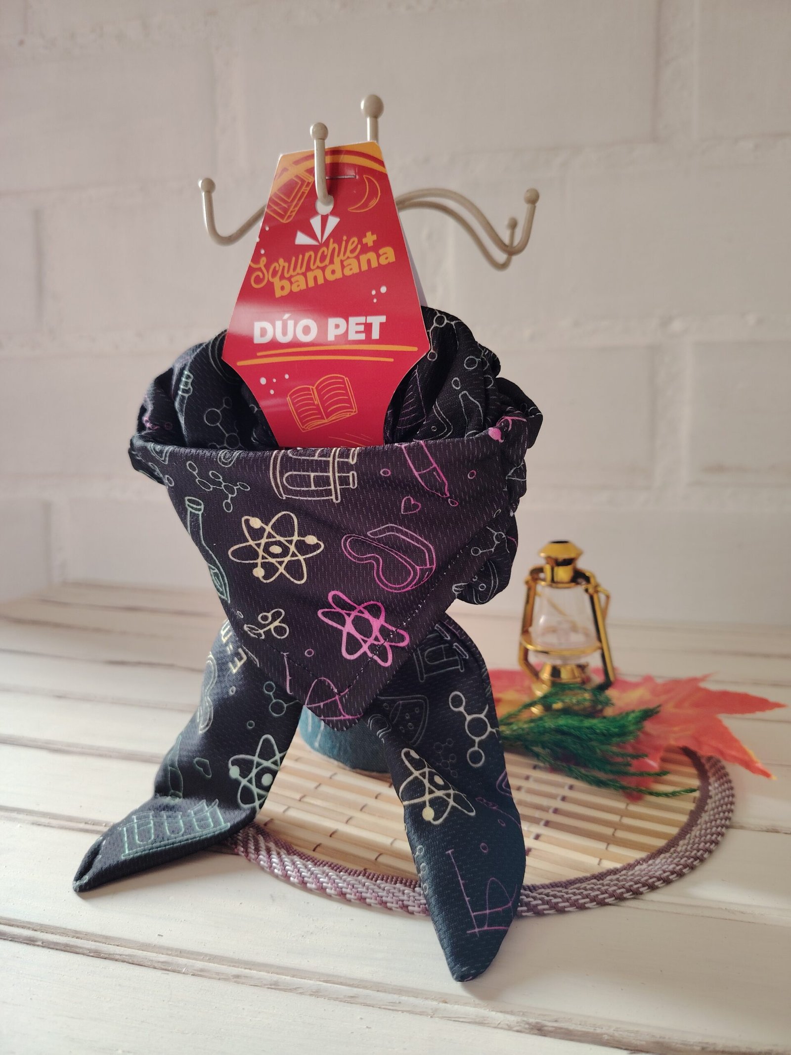 Dúo Pet -Bandana para tu mascota + scrunchie para ti