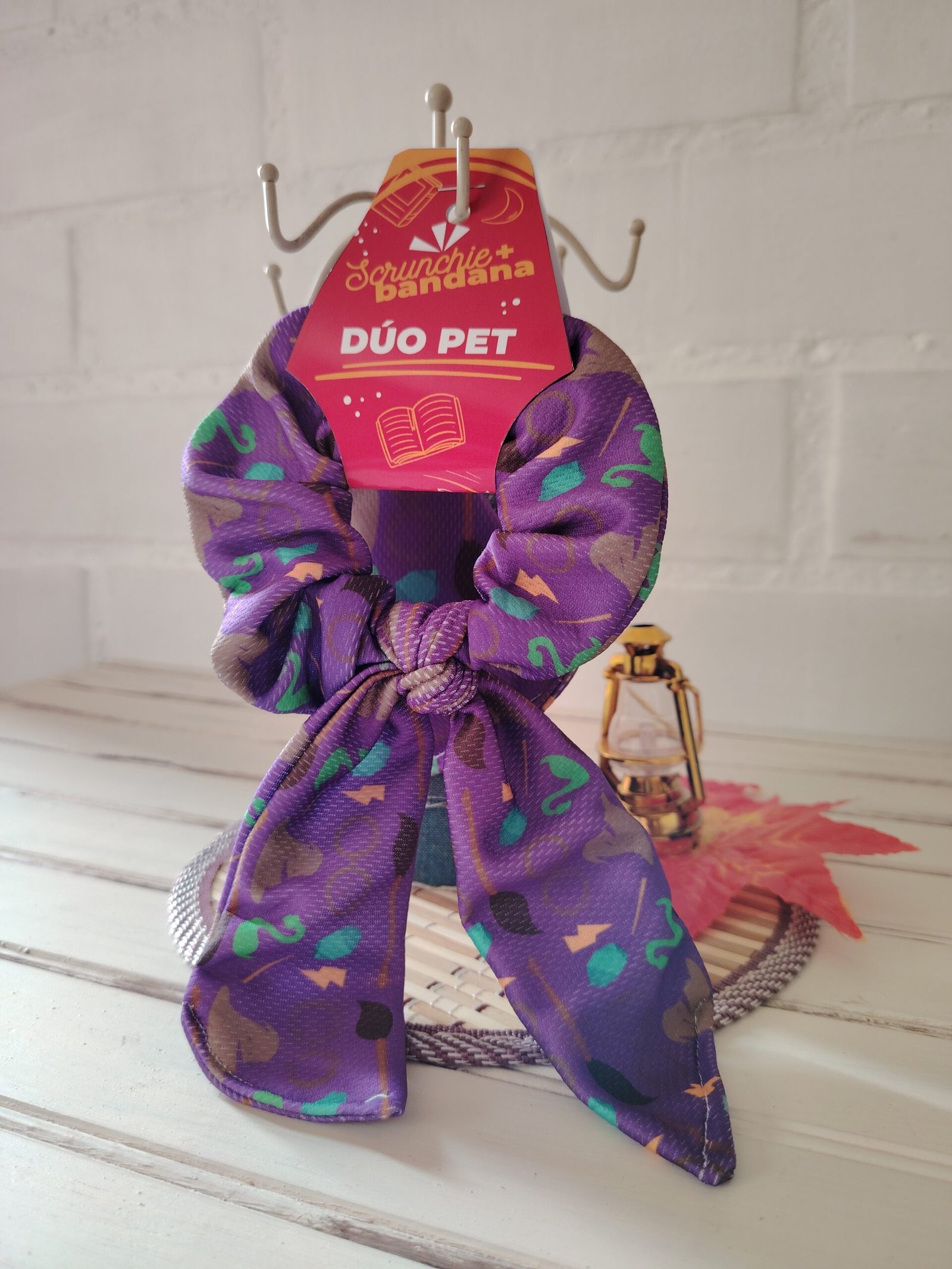 Dúo Pet -Bandana para tu mascota + scrunchie para ti