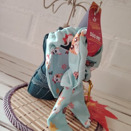 Dúo Pet -Bandana para tu mascota + scrunchie para ti