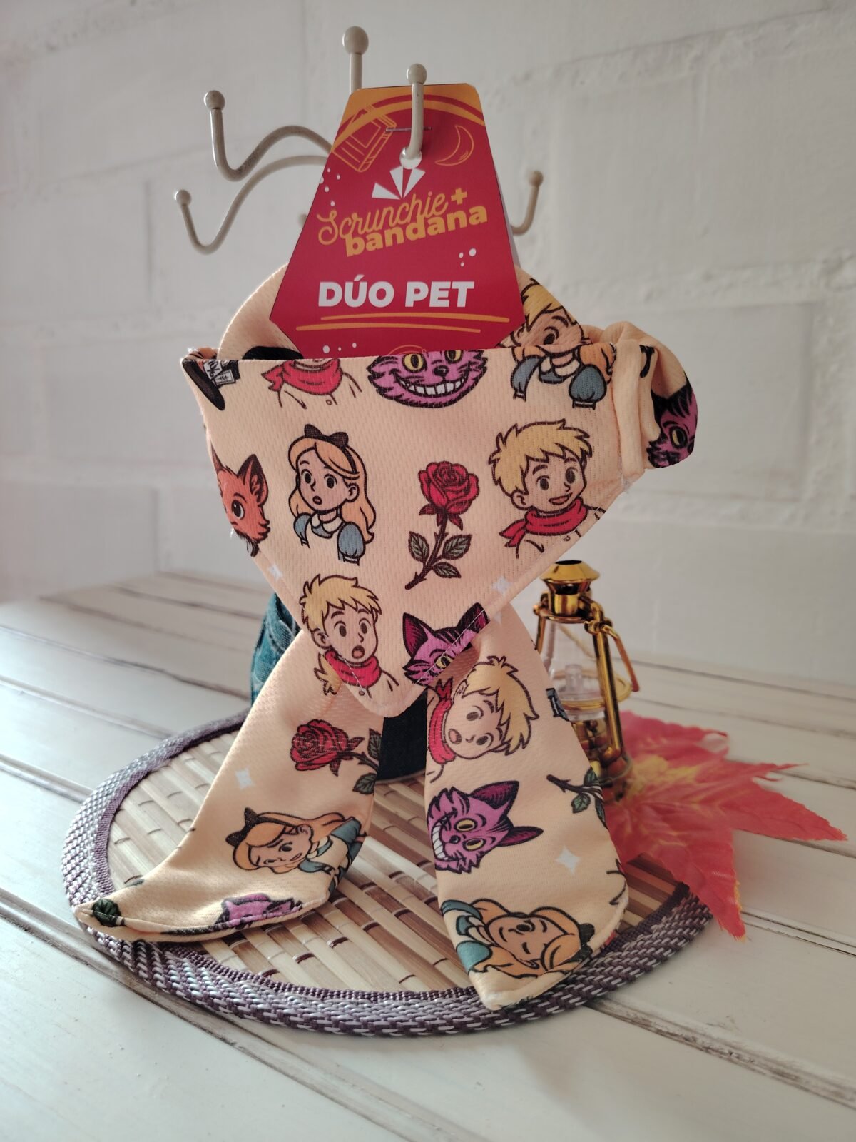 Dúo Pet -Bandana para tu mascota + scrunchie para ti